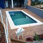 Borda Piscina Atérmica Boleada  50x50x2,0m Branca - Silvano S