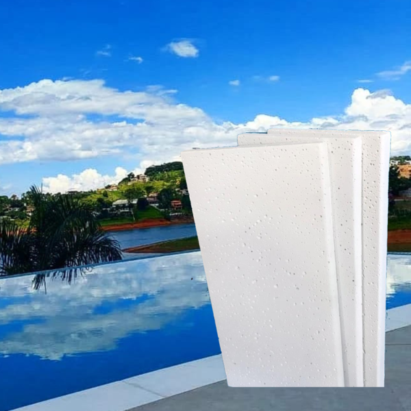 Borda Piscina Atermica Sb Cx 12un. 50x25x2,0cm Branca - Silva