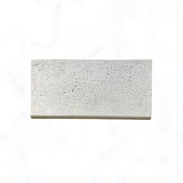 Borda Piscina Meia cana 50x25x1,5cm Branco