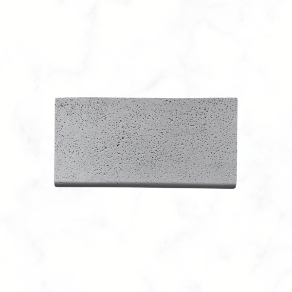 Borda Piscina Meia cana 50x25x1,5cm Cinza