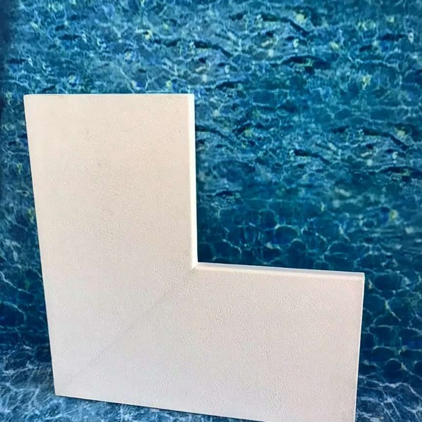 Borda Stylus Canto 90' Textura Sem Furinhos 50x50x25x2,0cm Br