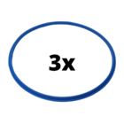 Borracha De Silicone Para Panela De Pressão 10l Kit 3un