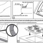 Borracha Fita Cola Vedação 11x4mm Fogão Cooktop Para Todas As