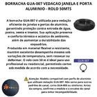 Borracha Gua-007 Vedacao Guarnicao Janela Maxim-ar 50 Mts