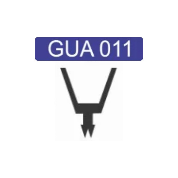 Borracha Gua-011 Vedacao Janela E Porta Aluminio Linha 25 E 3
