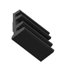 Borracha Gua-256 Vedacao Janela Porta Cobertura Rolo 10 Mts