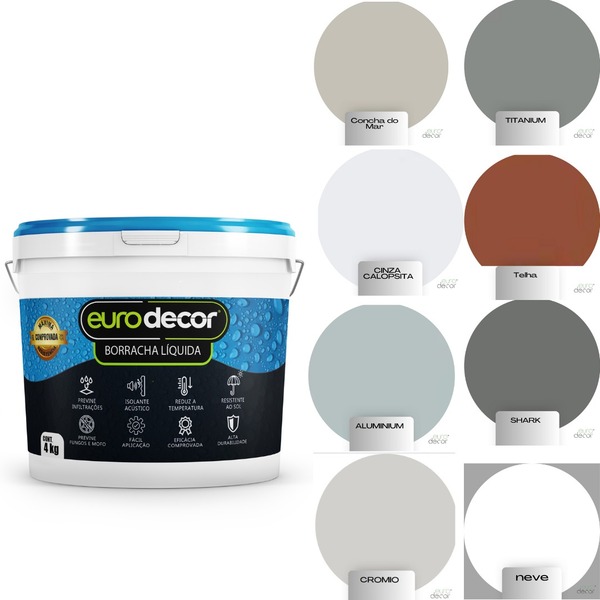 Borracha Líquida Concha Do Mar 4kg