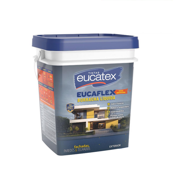 Borracha Líquida Eucatex Fosco 20kg Impermeabilizante Chromium