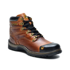 Bota Couro Coturno Marrom Claro