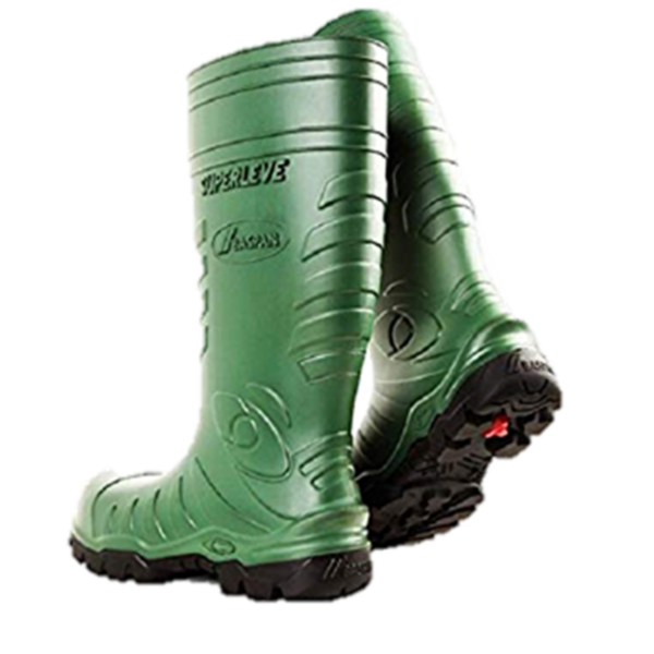 Bota De Borracha Superleve Baspan Cano Longo Verde 38 Verde