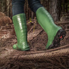 Bota De Borracha Superleve Baspan Cano Longo Verde 42 Verde