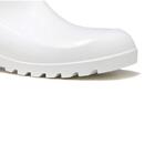 Bota De Pvc Fujiwara Cano Curto Branca Com Forro N.41