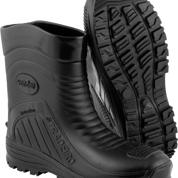 Bota De Pvc Preta Cano Médio S/ Forro 43 Vonder Plus