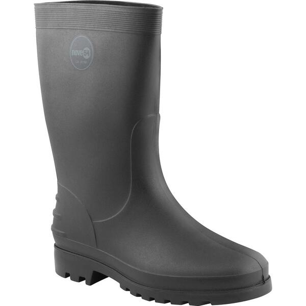 Bota De Pvc Preta Cano Médio Sem Forro 39/40 - Nove54