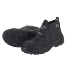 Botina de Segurança com Fechamento em Elástico N°38 com Bico de Proteção Composite Preto Kadesh