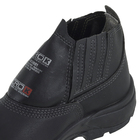 Botina de Segurança com Fechamento em Elástico N°38 com Bico de Proteção Composite Preto Kadesh