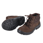 Bota de Segurança Nº41 em Cadarço Bico Plástico Marrom Imbiseg