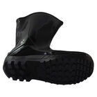 Bota Em Pvc Preta Cano Médio Com Forro - 110vflexf Pr - Marlu