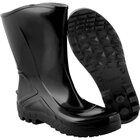 Bota Em Pvc Preta Cano Médio Com Forro - 110vflexf Pr - Marlu