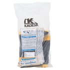 Bota Impermeável PVC Com Forro N°42 Cano Longo Preto e Amarelo Kadesh