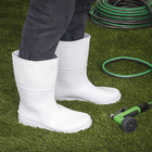 Bota Impermeável PVC Nº38 Cano Médio Branco Kadesh