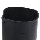 Bota Impermeável PVC Nº39 Cano Médio Preto com Amarelo Kadesh