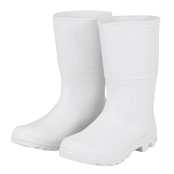 Bota Impermeável PVC Nº42 Cano Médio Branco Kadesh