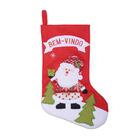 Bota Natal Bem-vindo Noel Presente Vrm/bco/vdc 40cm 1019448