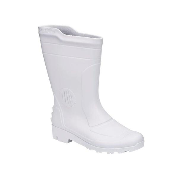 Bota Pega Forte Ii Branca Cano Longo Sem Meia