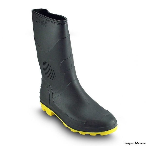 Bota Pega Forte Sola Amar Cano Medio 40