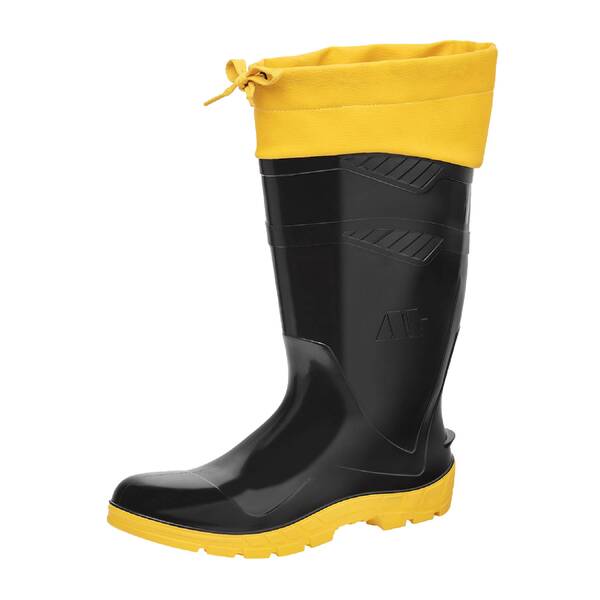 Bota de PVC Polaina Preta e Amarelo 39 Marluvas