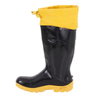 Bota de PVC Polaina Preta e Amarelo 40 Marluvas