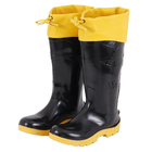Bota de PVC Polaina Preta e Amarelo 42 Marluvas