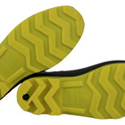 Bota Preta E Amarela Pvc Tam. 37 Com Forro Vonder