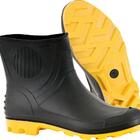 Bota Pvc 37/38 Cano 3/4" S/ Forro Preto/amarelo Ca3151