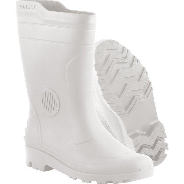 Bota Pvc 37 Cano Médio C/ Forro Branca Ca36103 Vonder Plus