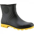 Bota Pvc 39 Cano 3/4" C/ Forro Preto/amarelo Ca3151 Vonder
