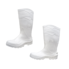 Bota Pvc Allwork Branca Cano Alto Marluvas 700385 42