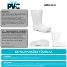 Bota Pvc Borracha Cano Médio Galocha Impermeável Epi Crival -