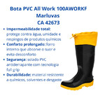Bota Segurança Pvc All Work 100aworkf Marluvas Epi Ca 42673 P