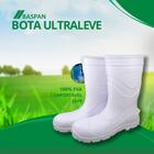 Bota Ultraleve Baspan Eva Branca Cano Médio Maior Conforto. 3