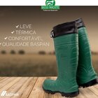 Bota Ultraleve Baspan Eva Branca Cano Médio Maior Conforto. 3