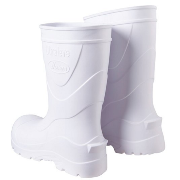 Bota Ultraleve Baspan Eva Branca Cano Medio N 35 Numeração:bo