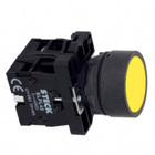 Botão à Impulsão Amarelo 1NA Steck