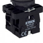 Botão à Impulsão Amarelo 1NA Steck