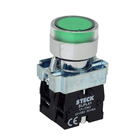 Botão à Impulsão Verde 1NA Steck