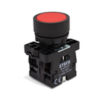 Botão à Impulsão Vermelho 1NF Steck