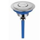 Botão Acionador Sup Uni Abs Cromado P/cx Acoplada Blukit