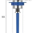 Botão Acionador Sup Uni Abs Cromado P/cx Acoplada Blukit