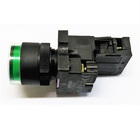 Botão Comando Impulso Iluminado Led 220vca 1na Atuador Verde